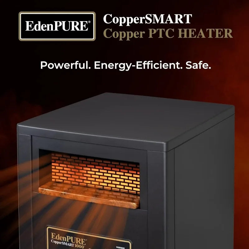 EdenPURE CopperSMART Electric Space Heater - ETL Listed