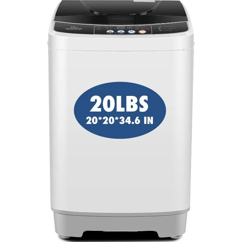 Nictemaw Portable Washing Machine 20Lbs Capacity 2.8 Cu.ft