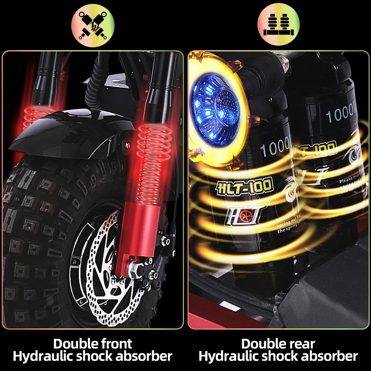 OBARTER X7 8000W Dual Motor Electric Scooter 60V40AH 56Mph