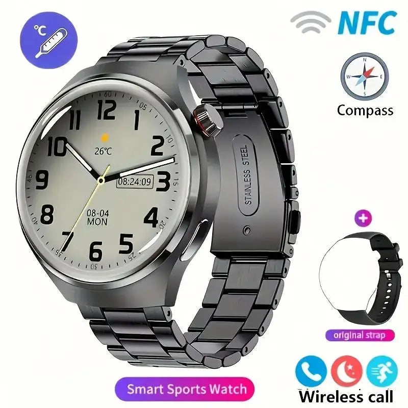 MT26 Voice Assistant Outdoor Men Smartwatch