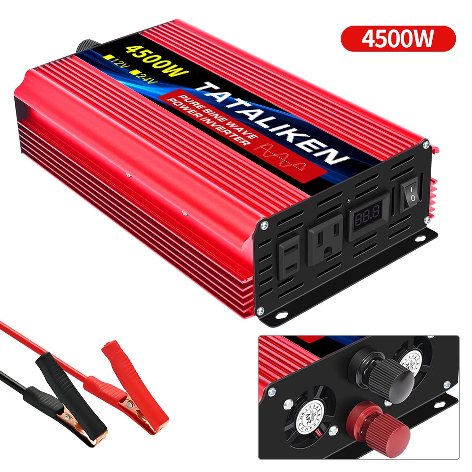 TATALIKEN Pure Sine Wave Inverter Portable Power