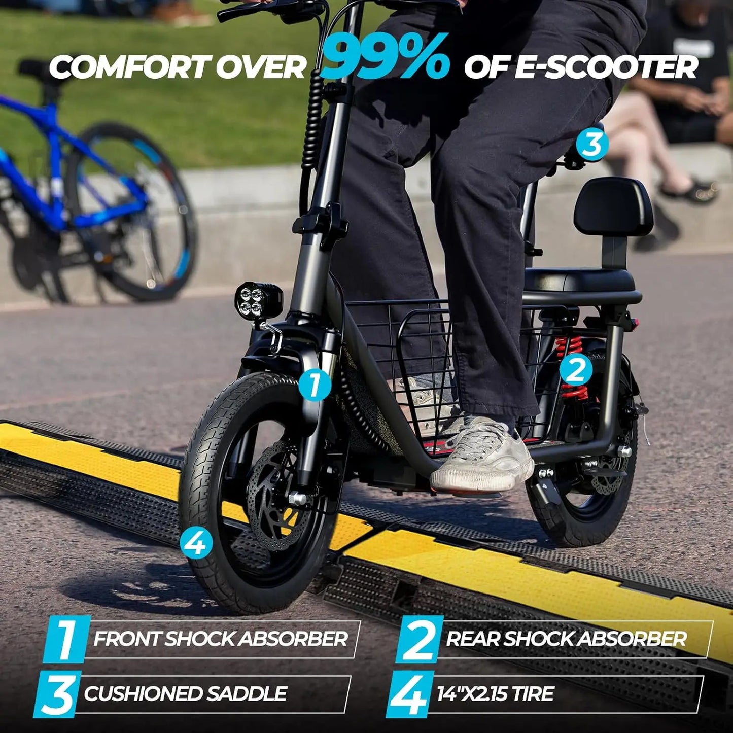 WINDHORSE 850W peak adult Electric Scooter