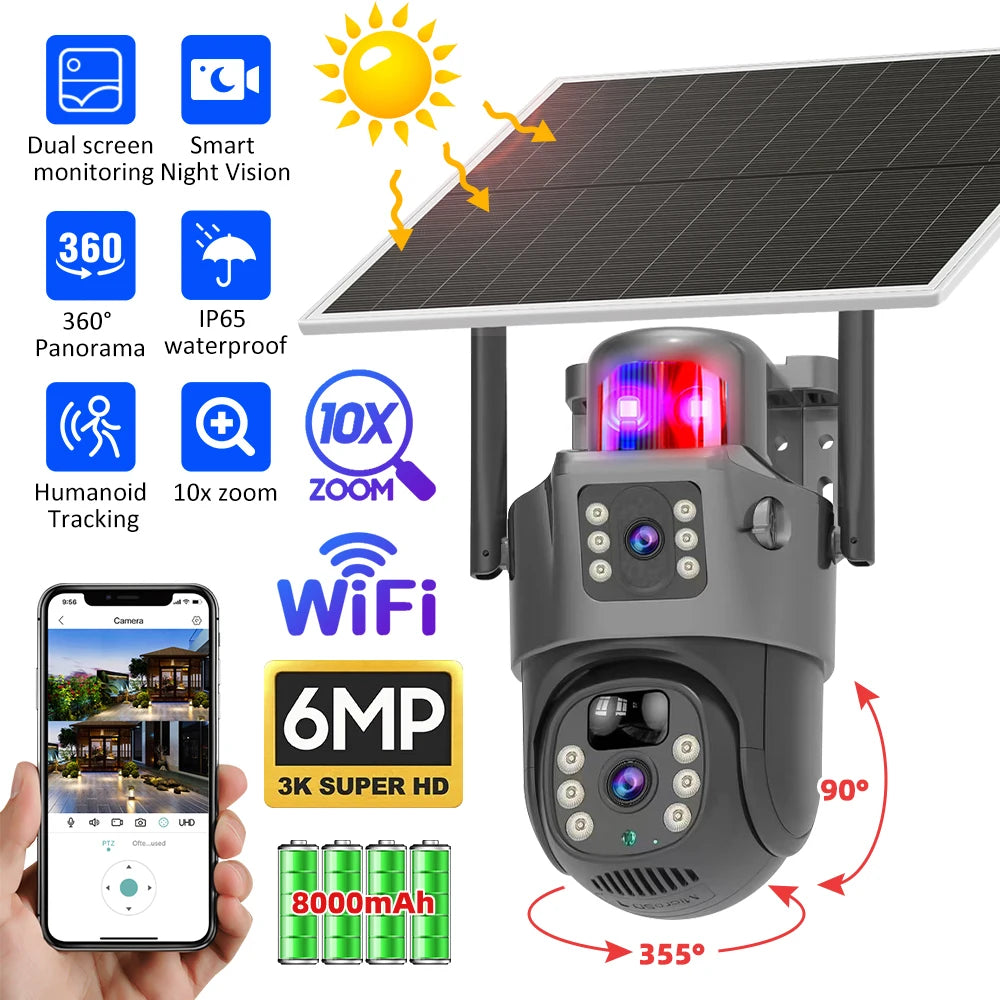 Marzony IR Night Vision Surveillance Camera Wireless Dual Lens