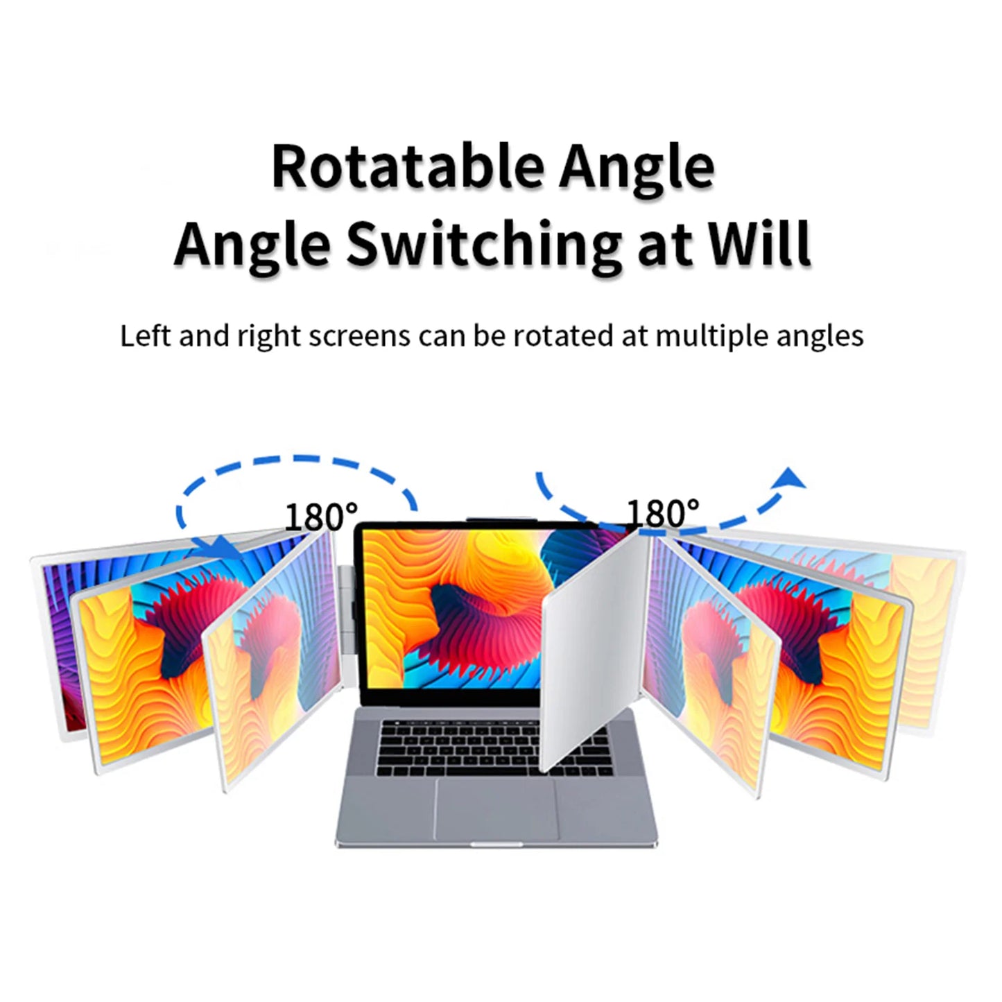kuulaa 12 Inch Laptop Dual Monitor 1920*1080