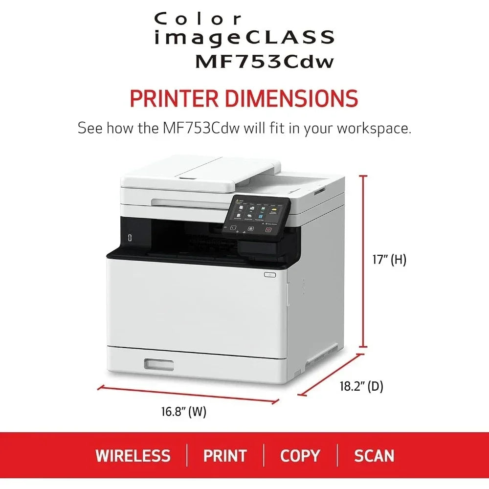 Canon Quality Assurance White Wireless Duplex Laser Printer