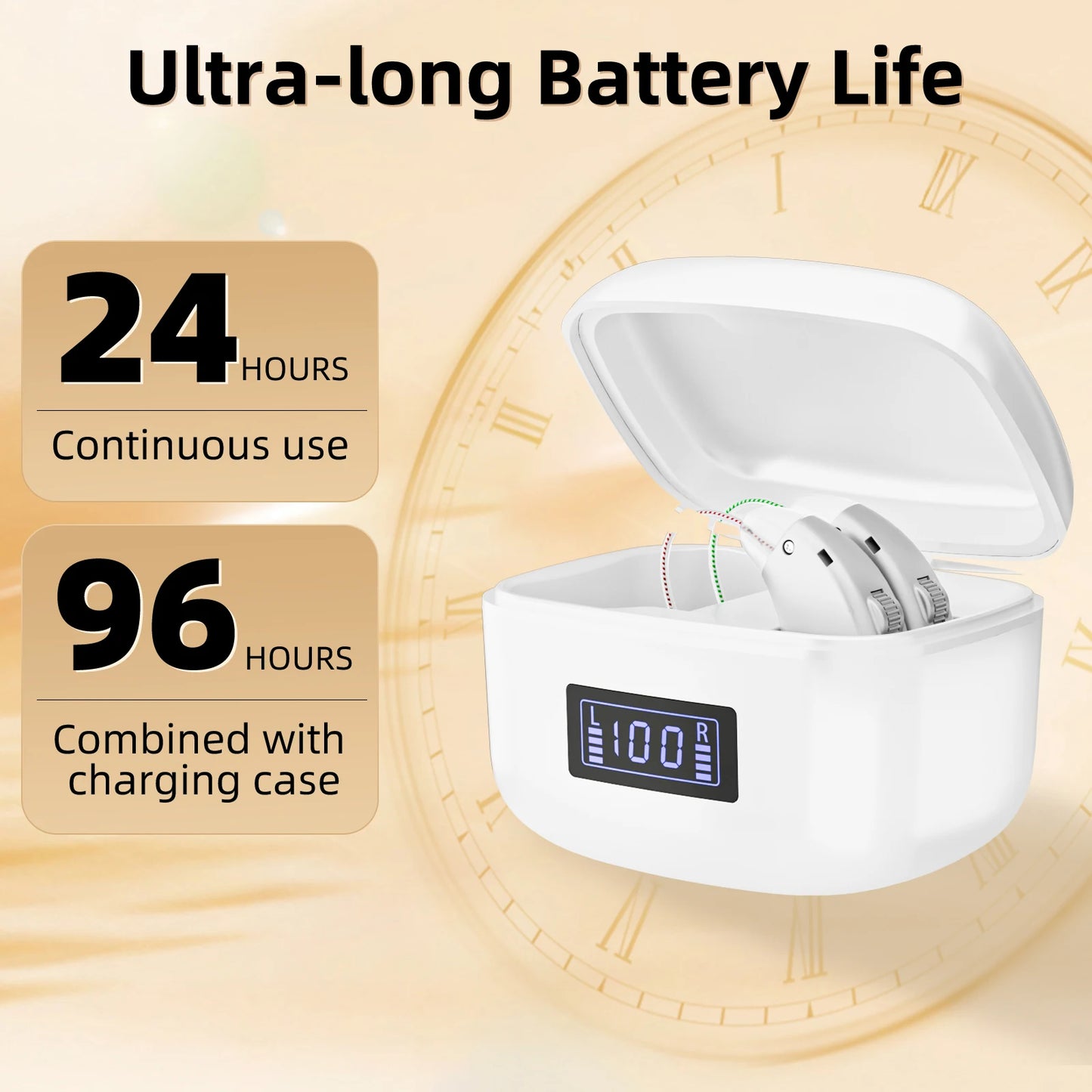 K&FCOPTEE Rechargeable Hearing Aids Adults Invisible Digital