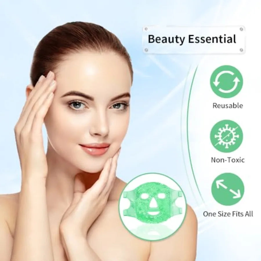 Cold Face Eye Masks Ice Face Mask Hot Cold Compress