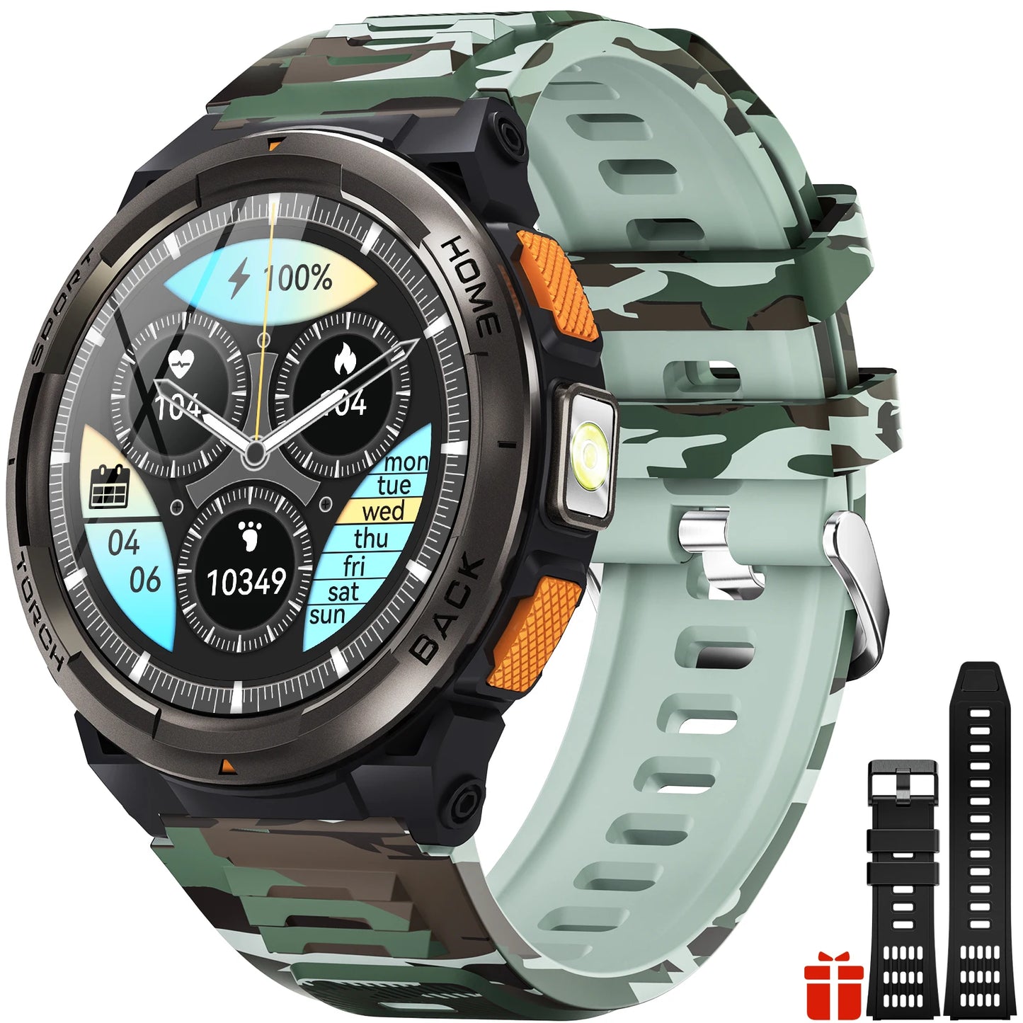 EIGIIS 1.45 Inch Smart Watch KE5 3ATM Waterproof