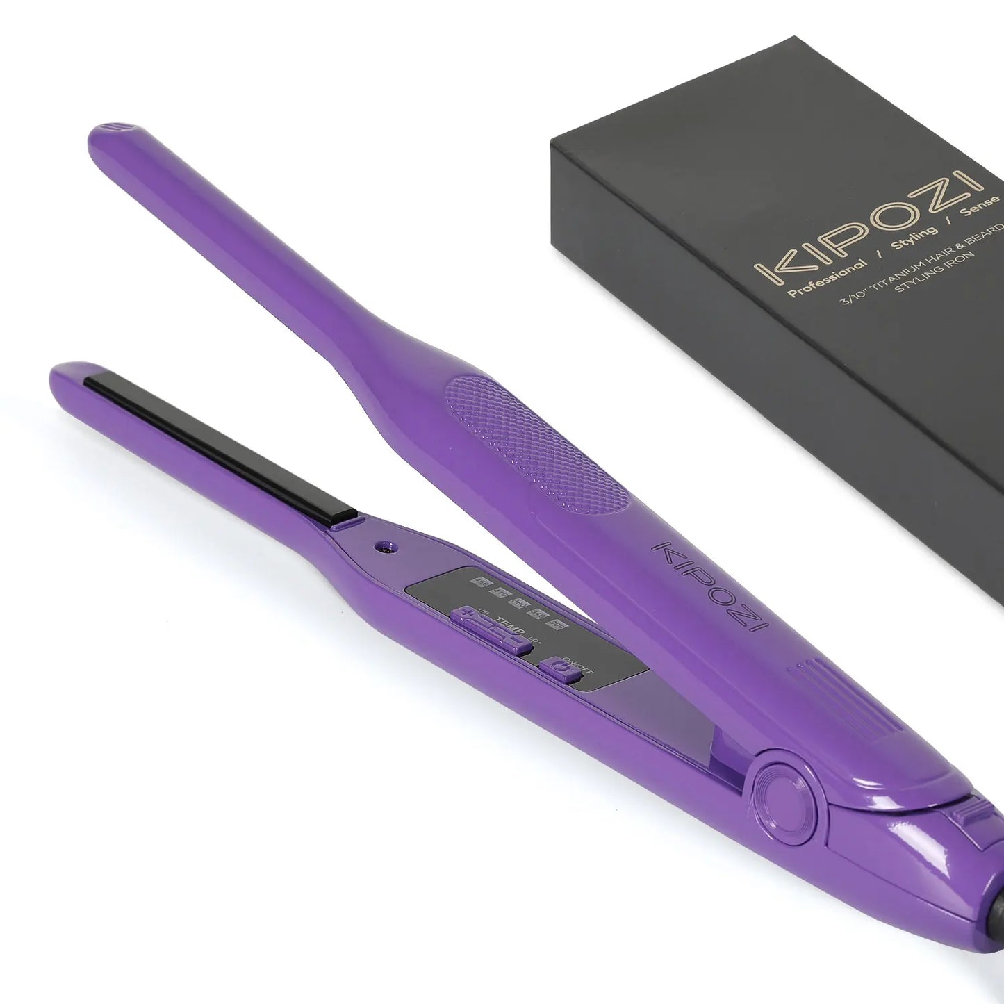 KIPOZI Titanium Small Hair Straightener Short Hair Pixie Cut