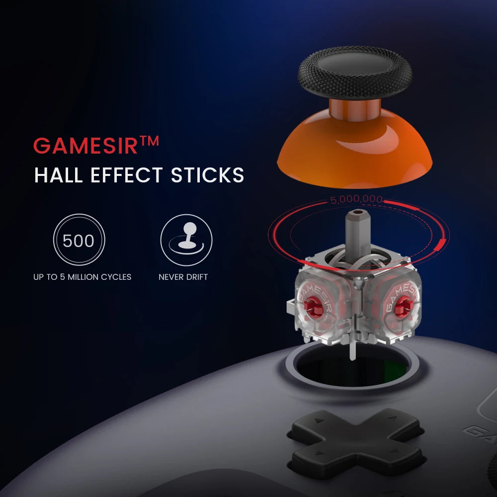 GameSir Nova Lite Switch Gaming Controller Hall Effect Gamepad