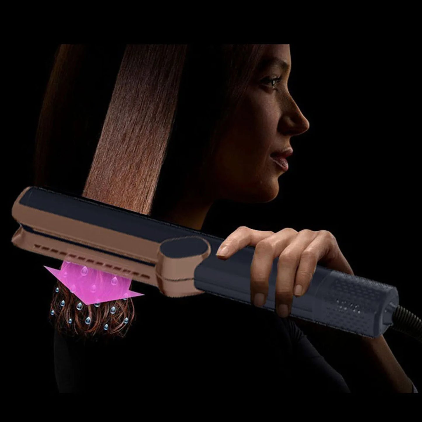 LIXIU Straightening Iron 2 In 1 Hair Straightener Hair Dryer