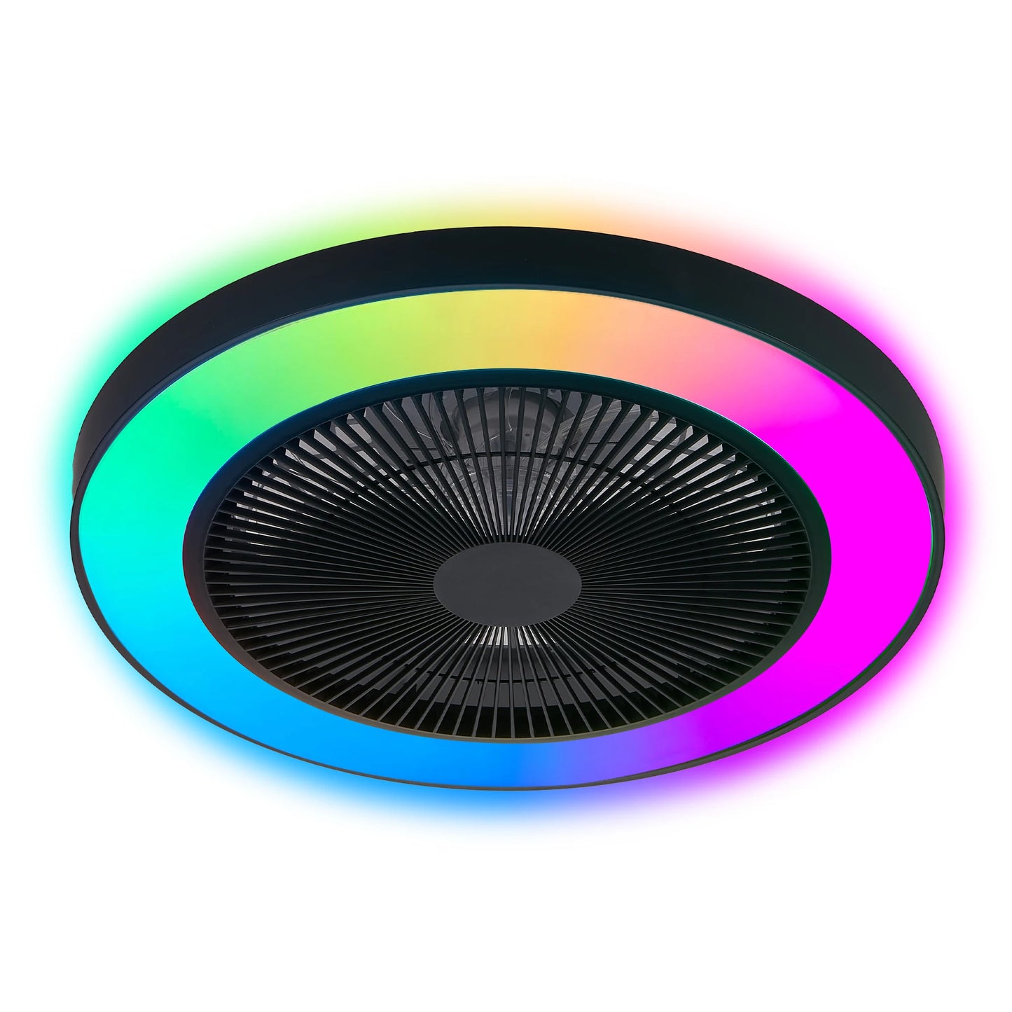 ARLGSITE 19" LED Ceiling Fan Light Smart RGB Lights