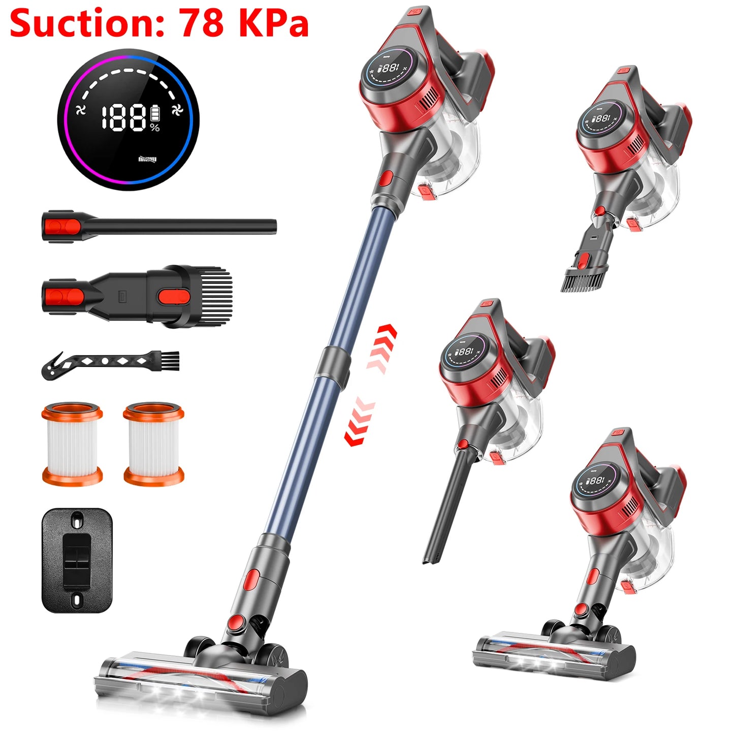 Honki 78KPA Cordless Vacuum Cleaner