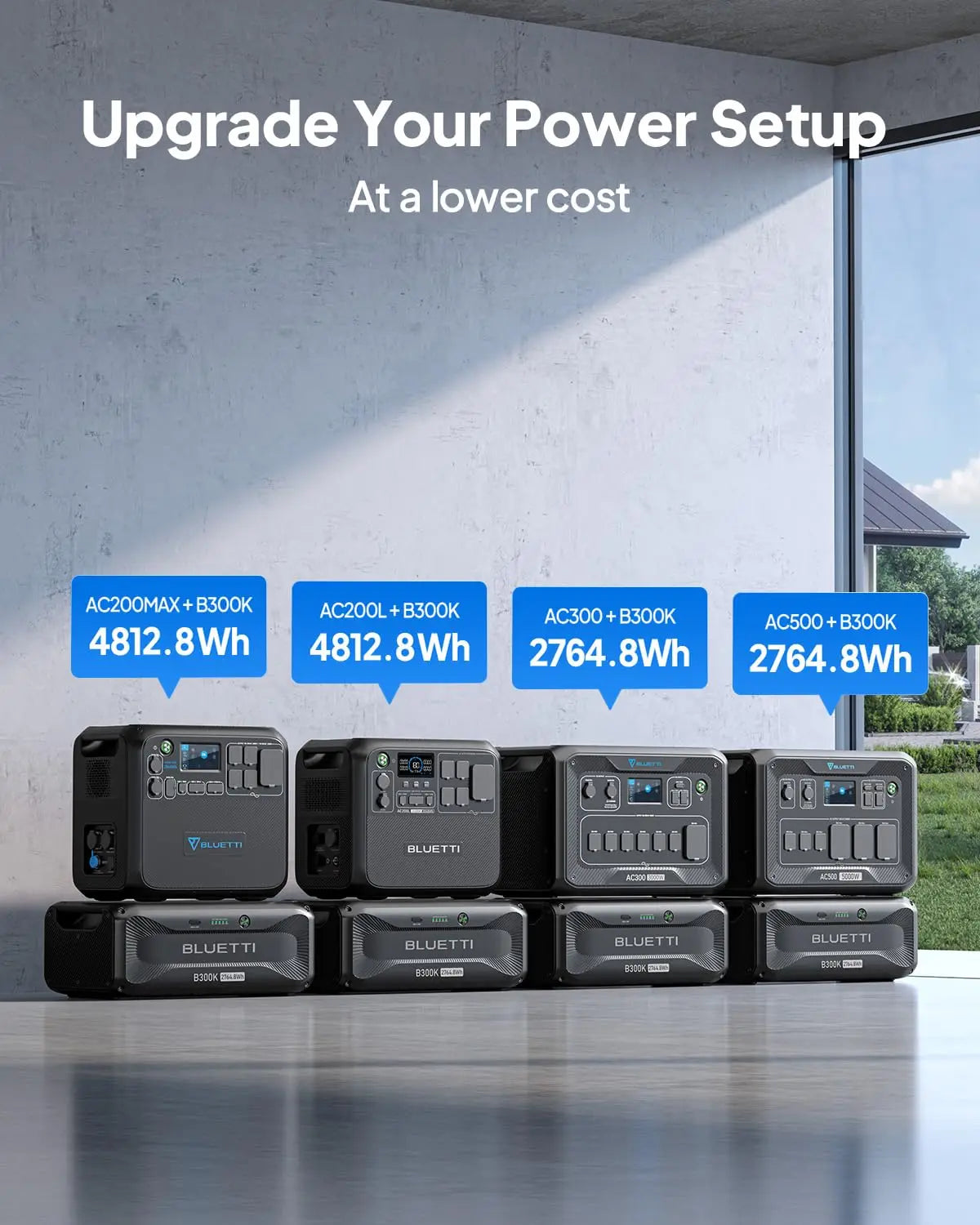 BLUETTI Expansion Battery B300K 2764Wh LiFePO4 Battery Pack