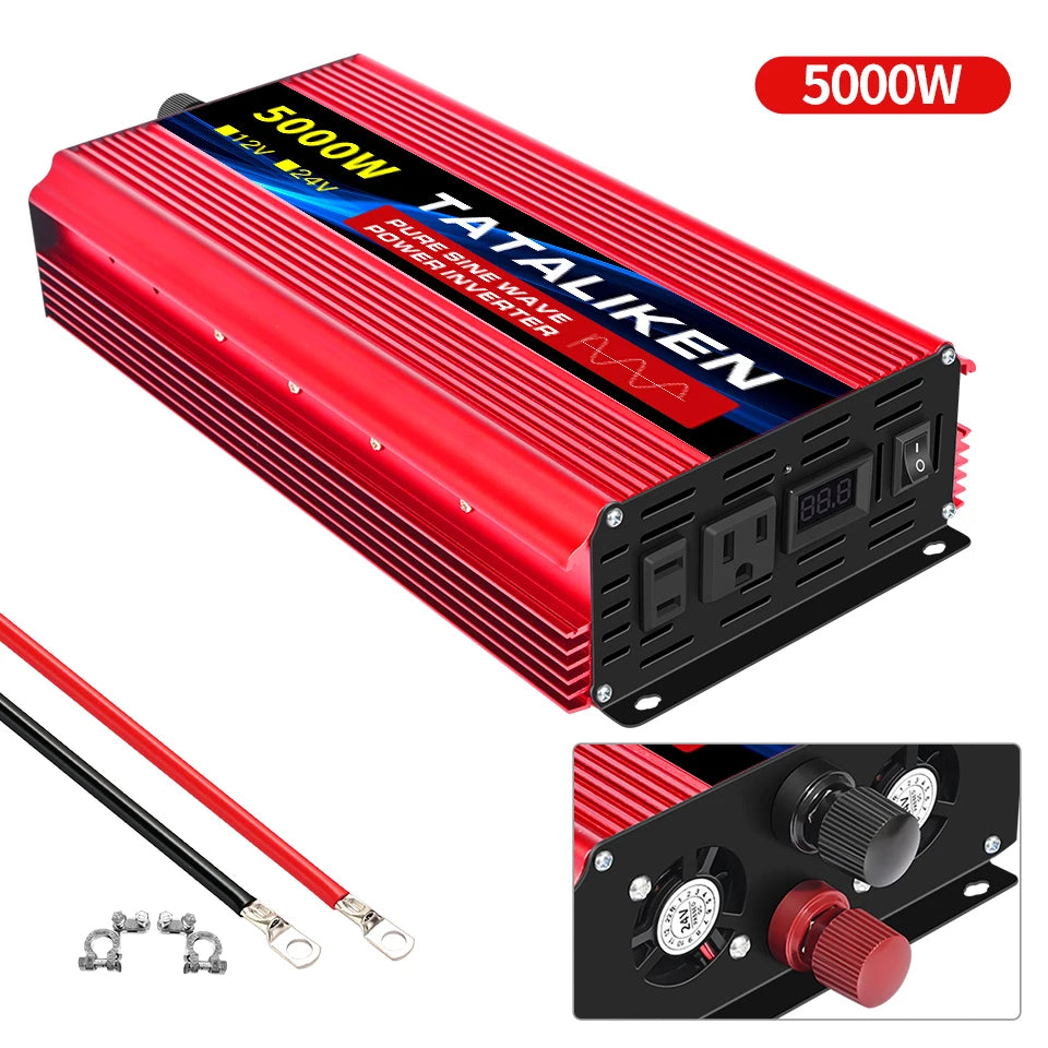 TATALIKEN Pure Sine Wave Inverter Portable Power