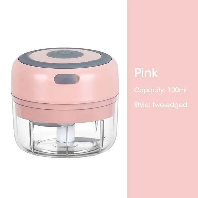 Mini Wireless Electric Garlic Crusher 100ml/250ml Portable