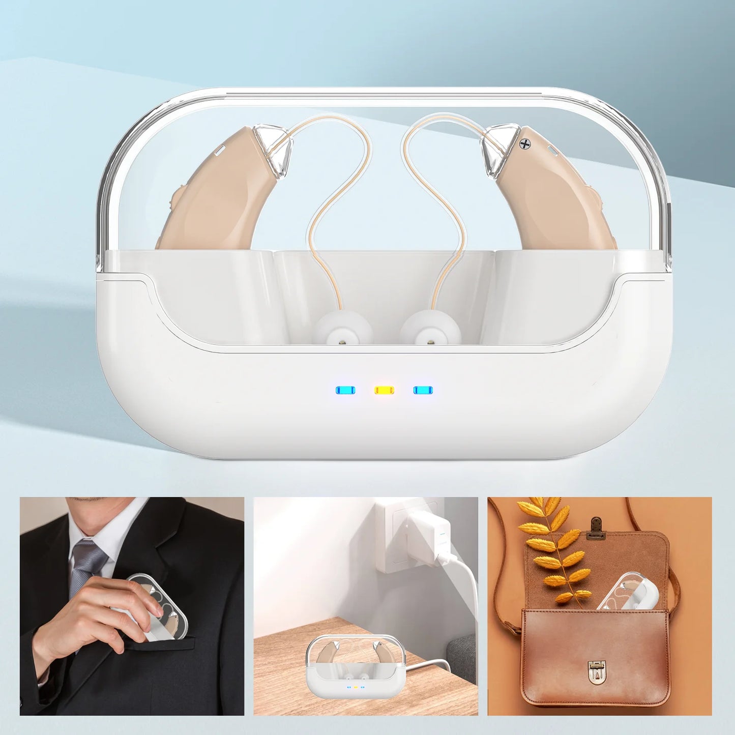 K&FCOPTEE Rechargeable Hearing Aids For Seniors