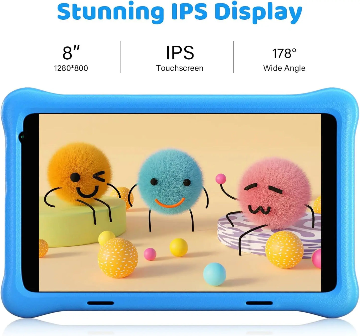 URAO 8" Kid Tablet Android 12 Tablets 2GB / 64GB