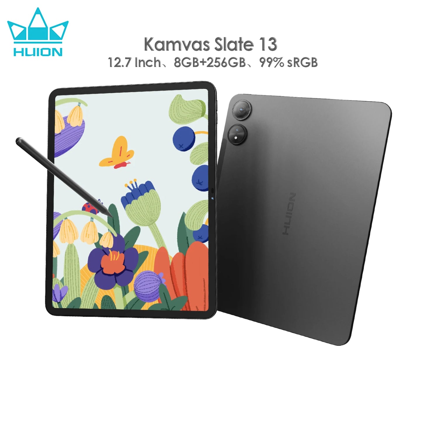 Huion Kamvas Slate 13 Android 14 Tablet for Graphics Drawing