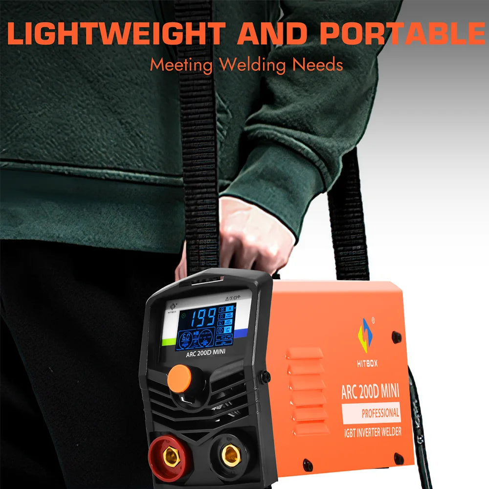 HITBOX ARC200D Welding Machine 2 in 1 ARC MMA LIFT TIG