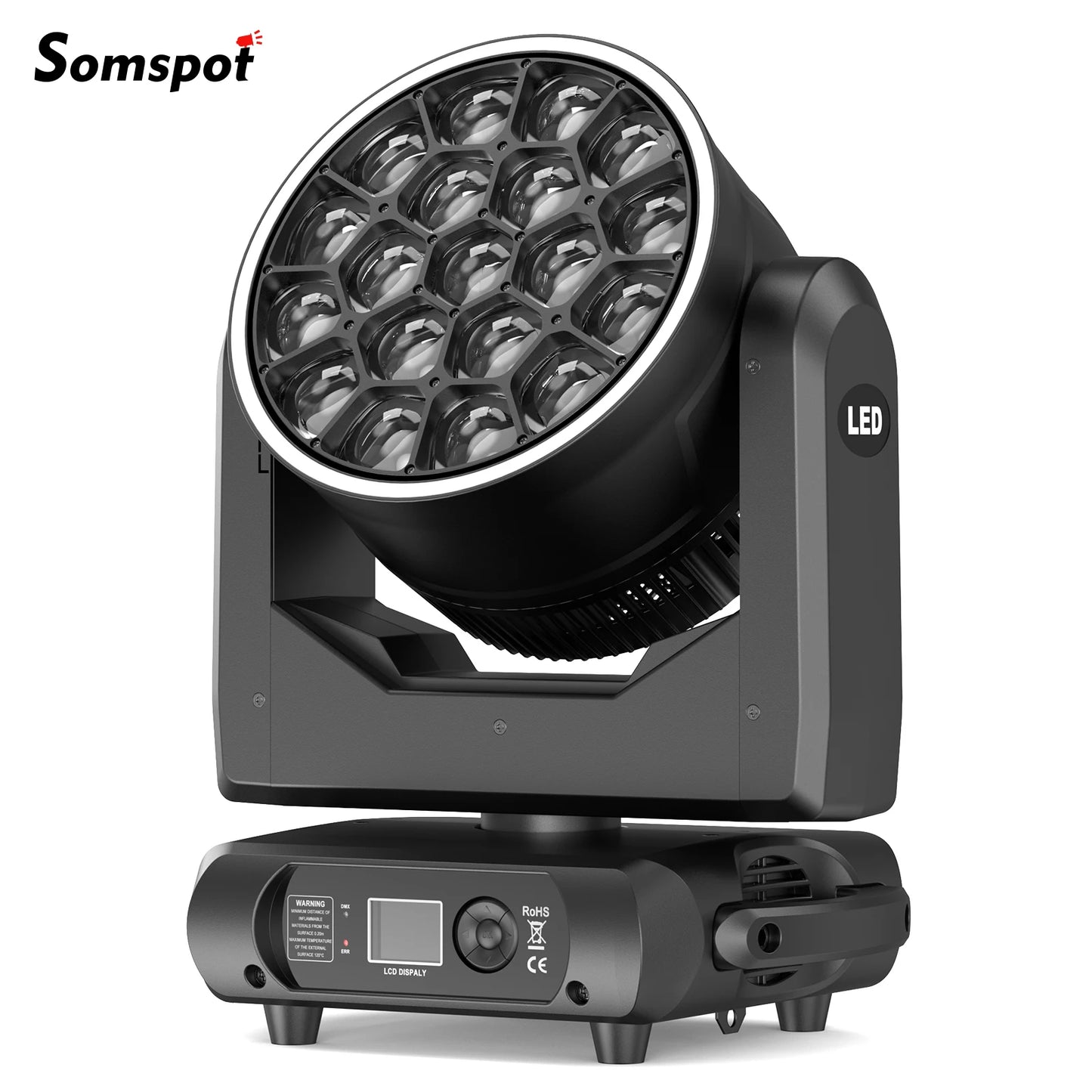Somspot 19x15W RGBW LED Moving Head Light Beam