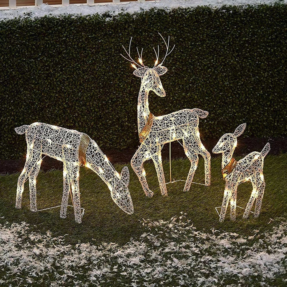 DIY Reindeer Ornaments Battery Powered