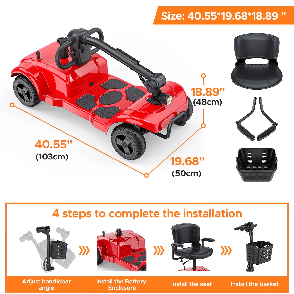 ENGWE Four-Wheeled Electric Scooter