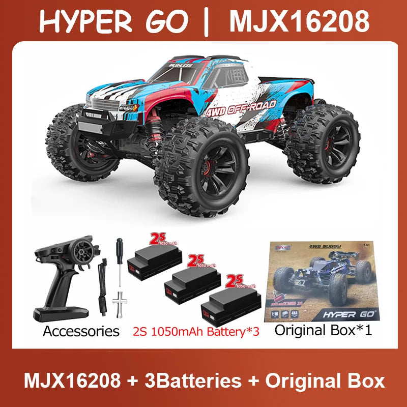 HYPER GO MJX Brushless Remote Control Car 16207 16208