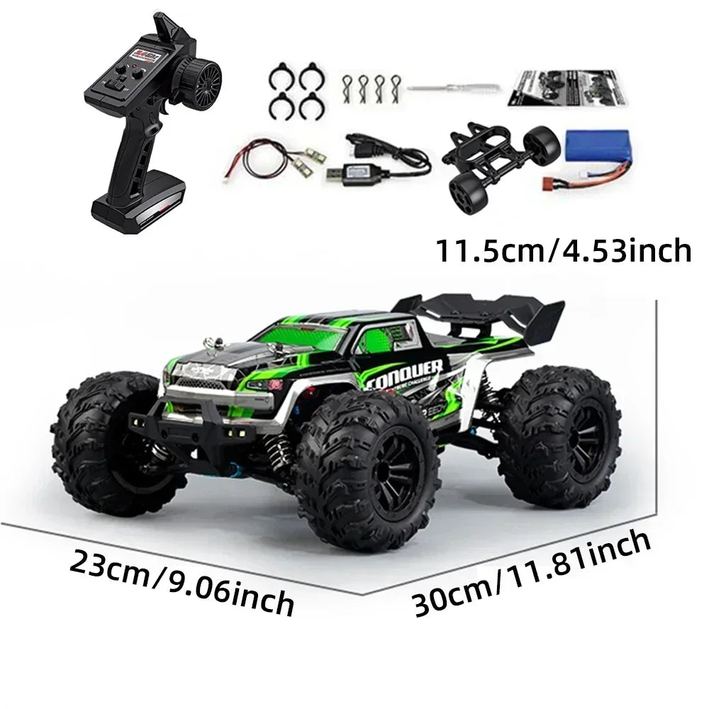 WLtoys 1:16 Scale Large RC Car 50km/h High Speed 4WD Children Toy