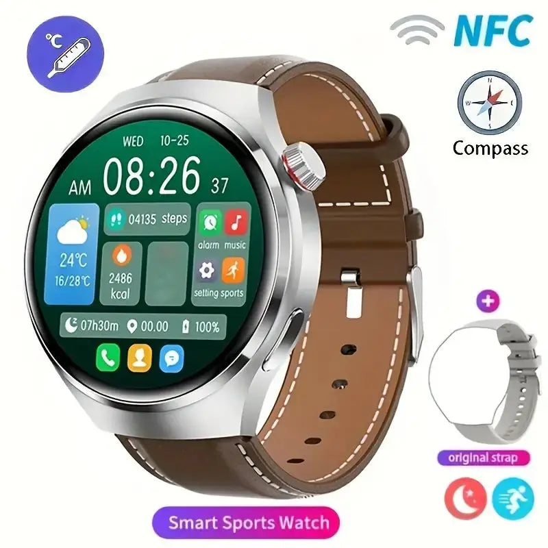 MT26 Voice Assistant Outdoor Men Smartwatch