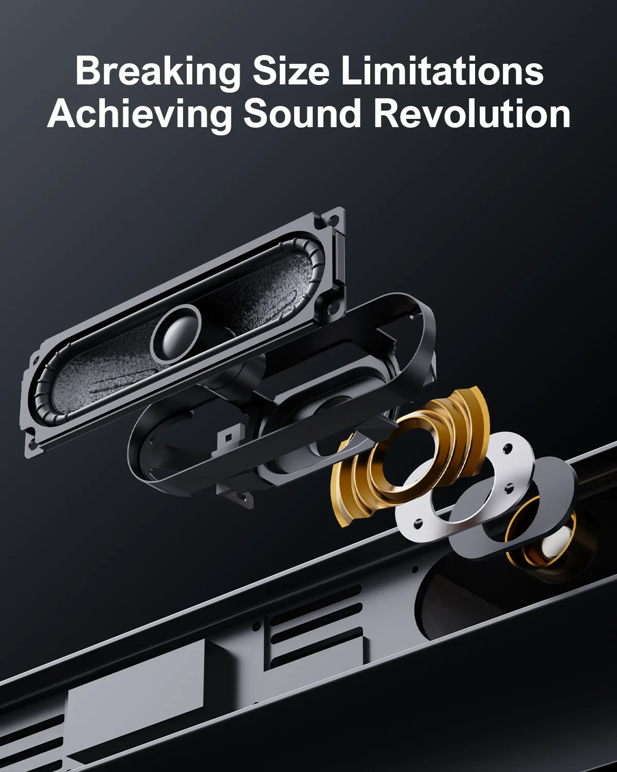 ULTIMEA 2.1 Sound Bar for Smart TV With Dolby Atmos