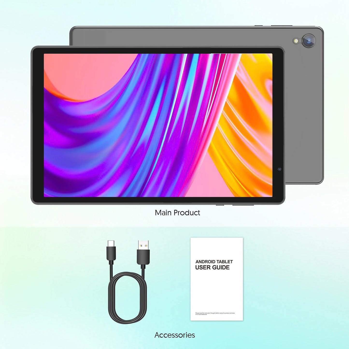 BAKEN 10-inch Android Tablet, 4GB (2g+2g memory expansion) RAM+32GB ROM