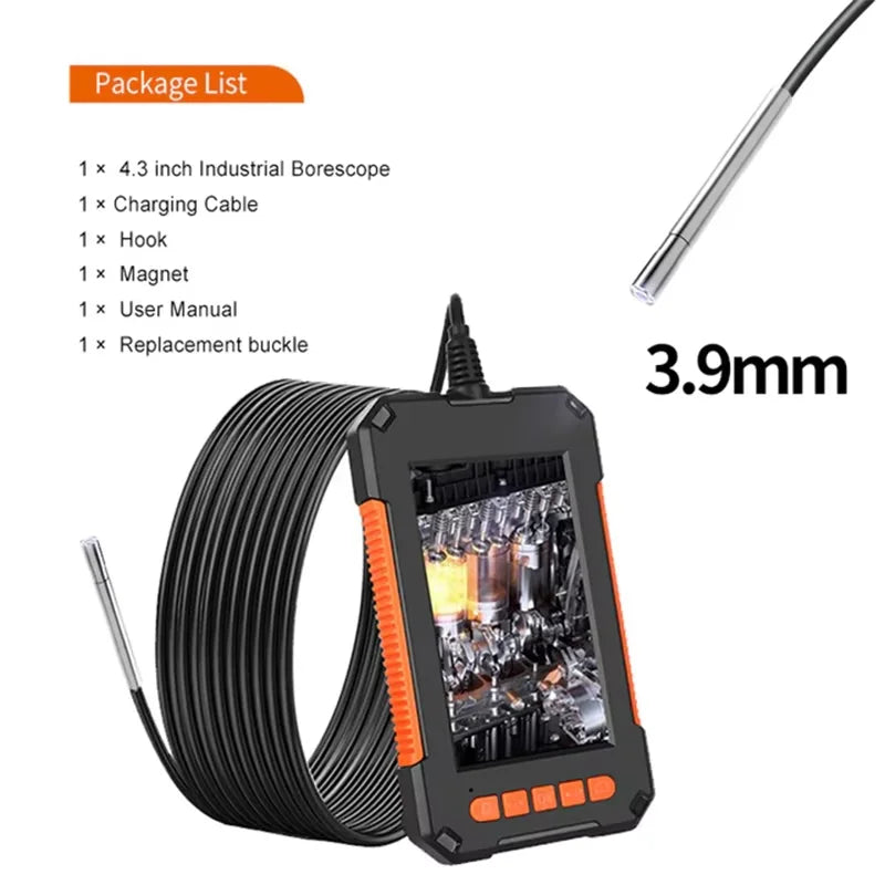 GUANMOU 4.3 '' IPS Endoscope Camera 1080P