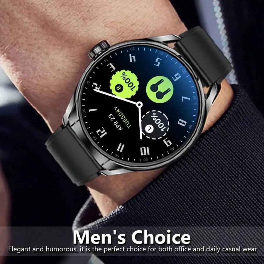 Smartwatch With Earbuds, 1.46-Inch Full Touch Screen, Wireless Voice Calling