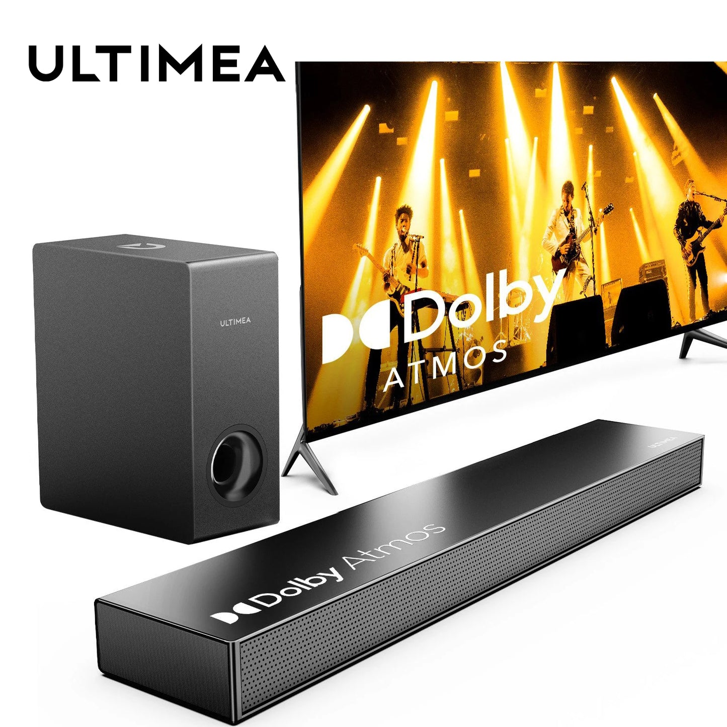 ULTIMEA 2.1 Sound Bar for Smart TV With Dolby Atmos