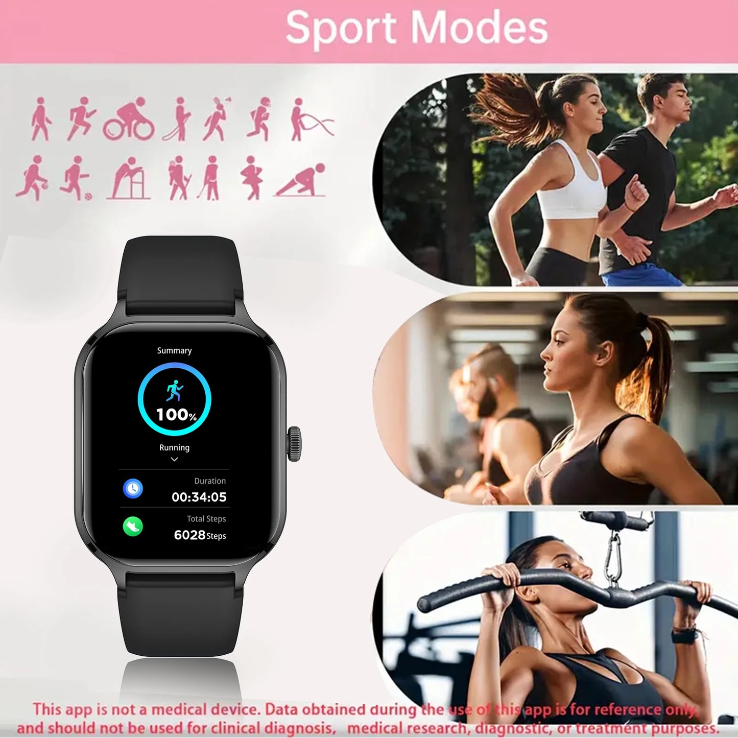 LOMAXFR Smart Watch For Women