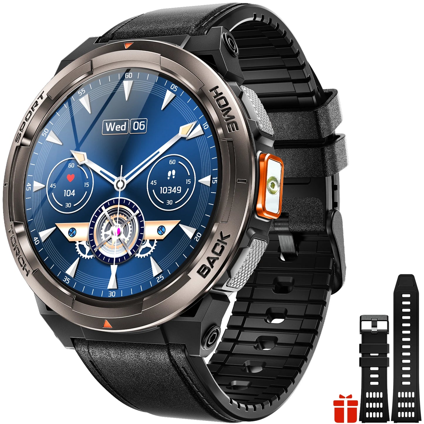 EIGIIS 1.45 Inch Smart Watch KE5 3ATM Waterproof