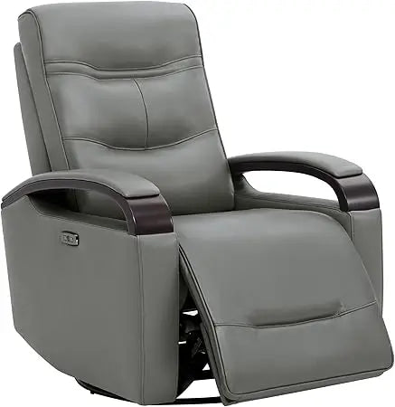 DAFIFY Genuine Leather Power Swivel Glider Rocker Recliner