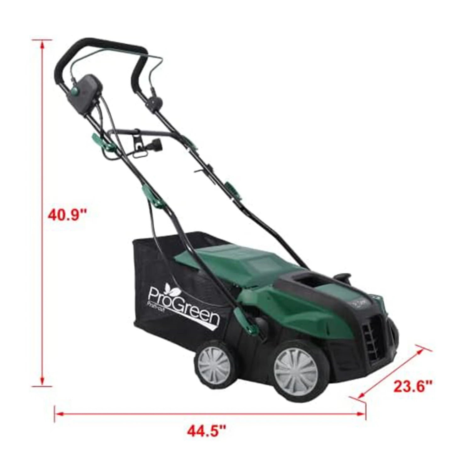PROGREEN 2-in-1 Electric Garden Scarifier & Dethatches