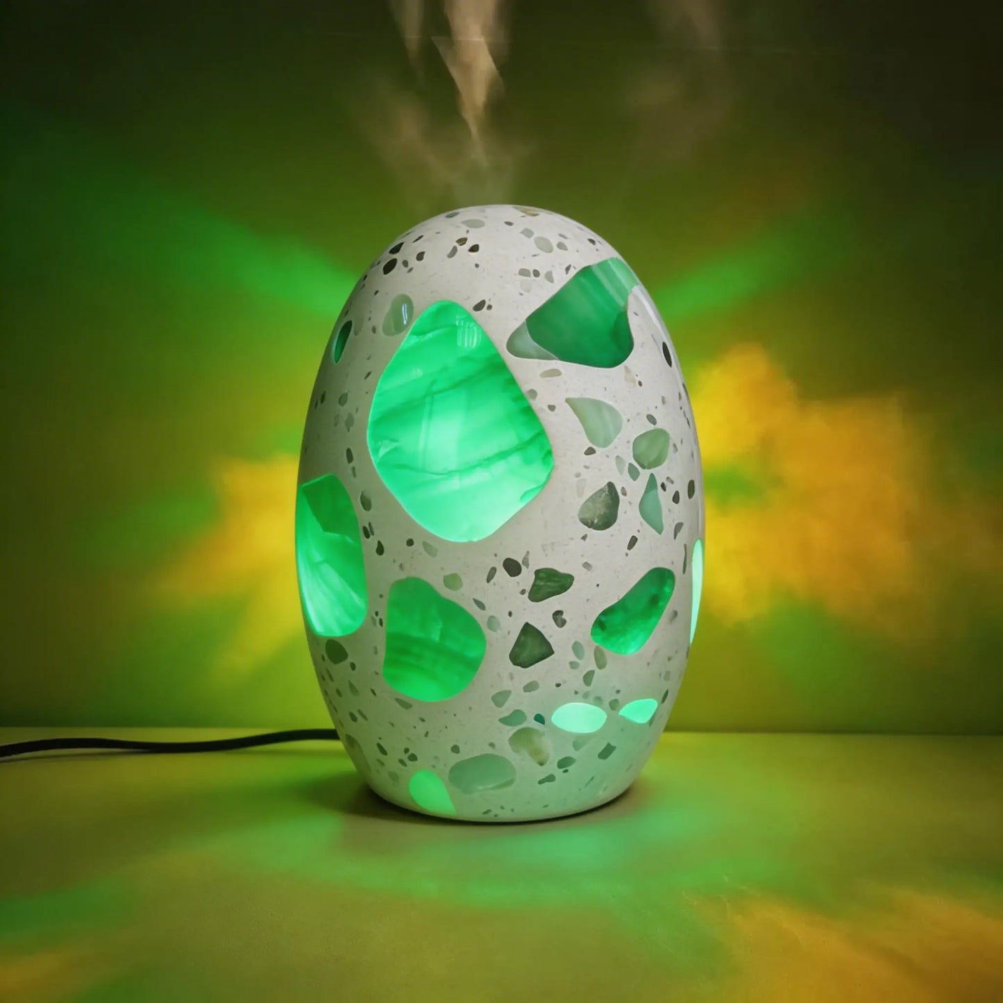 Marble Lamp Night Light, Touch Bedside Table Lamp