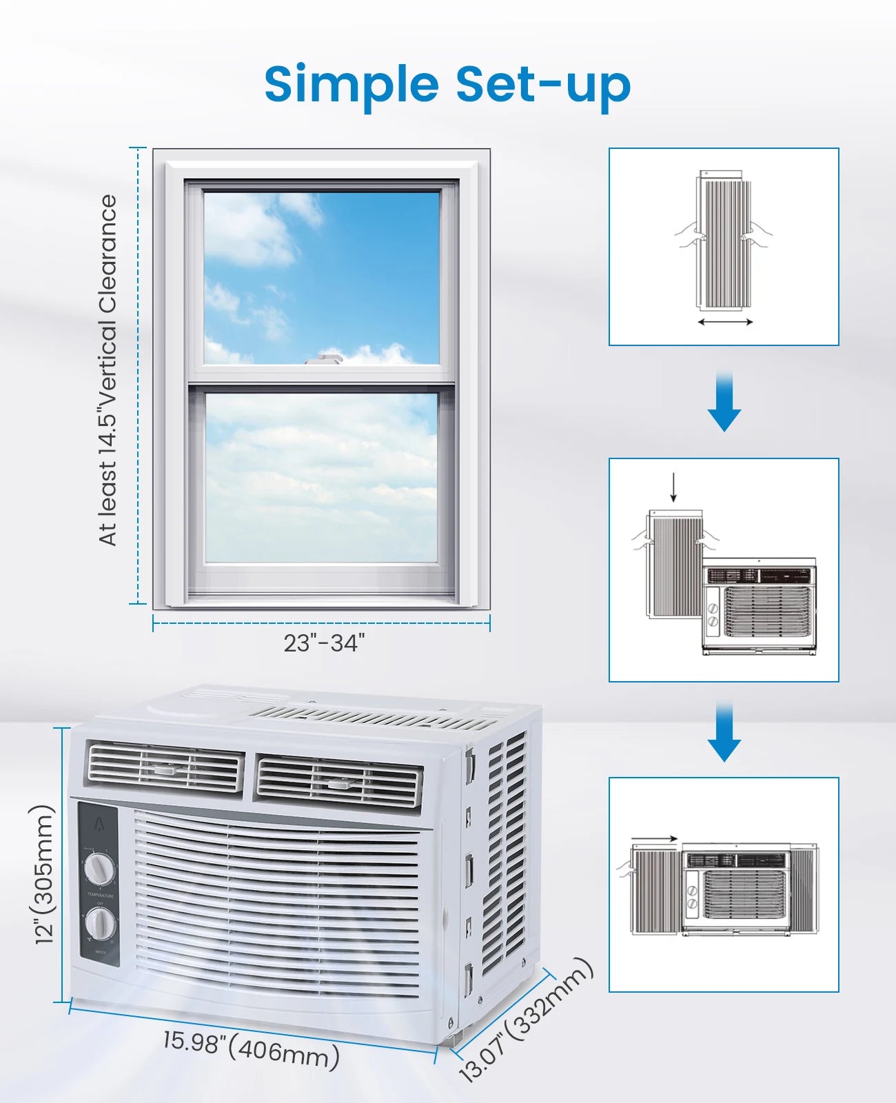 ACEKOOL 5,000 BTU Window Air Conditioner