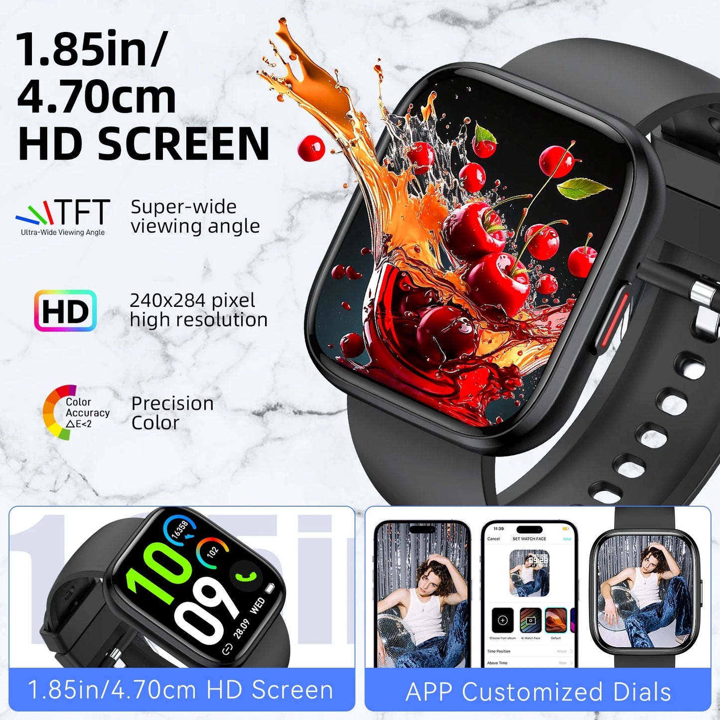 LaNikar 2025 New Smart watch for Men Women