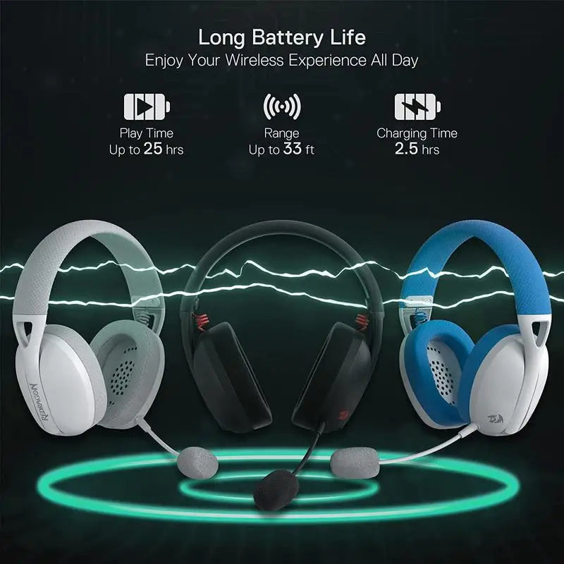 Redragon H848 Headset Bluetooth Wireless Gaming Lightweight
