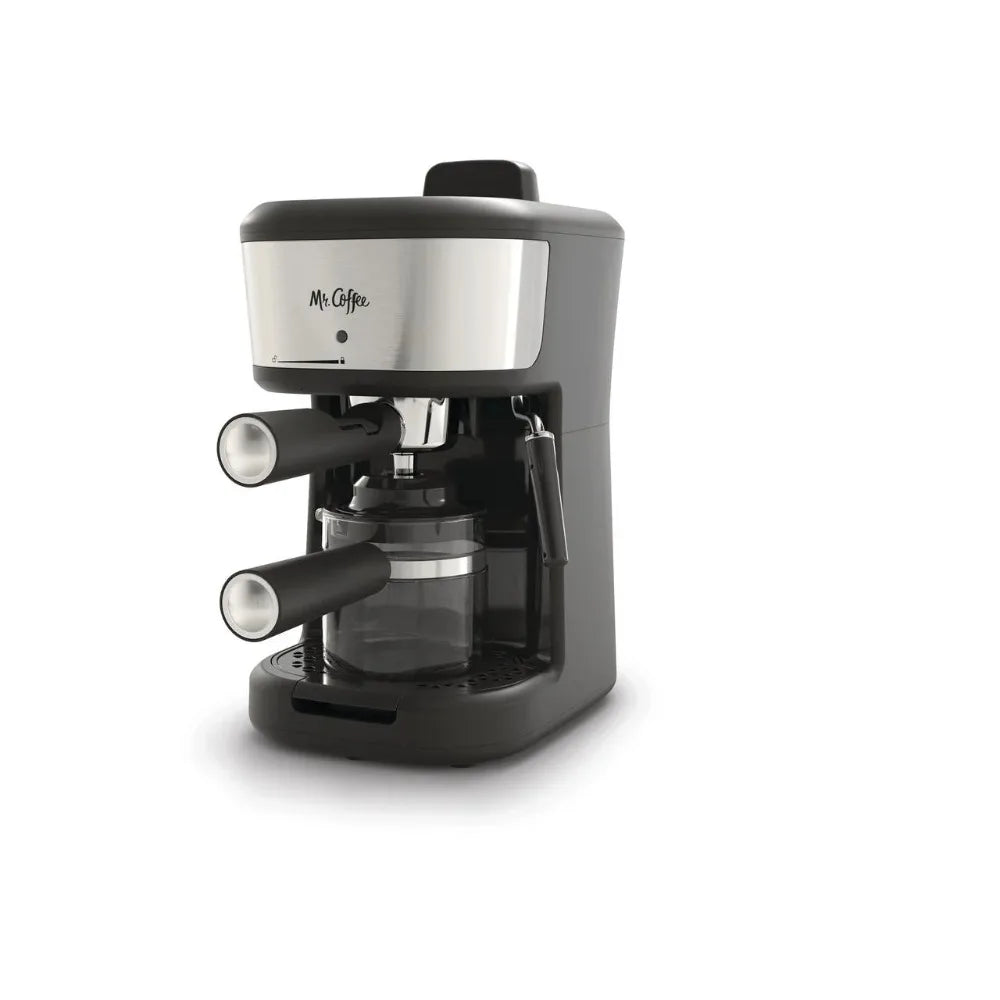 Mr. Coffee 4-Shot Steam Espresso, Cappuccino, and Latte Maker