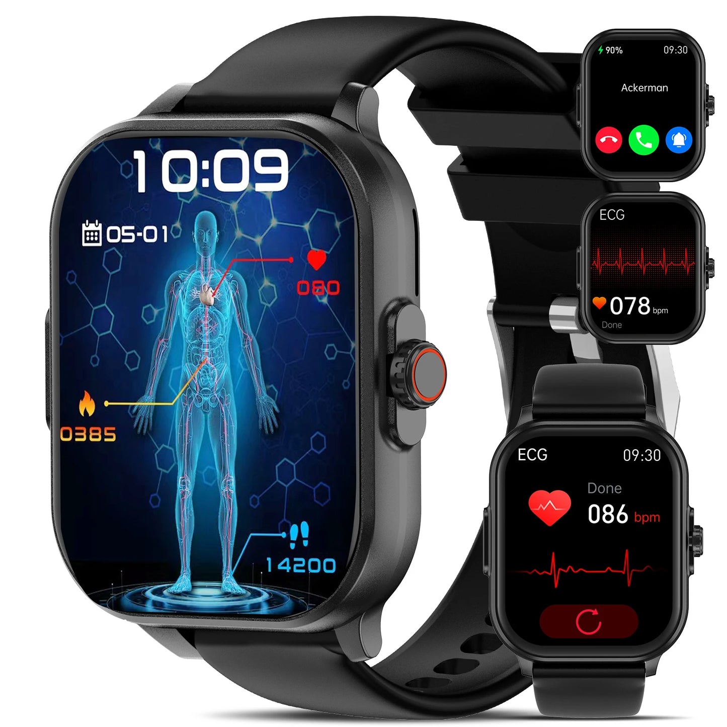 Marsyu 2026 New AI Healthy Diagnose Smart Watch