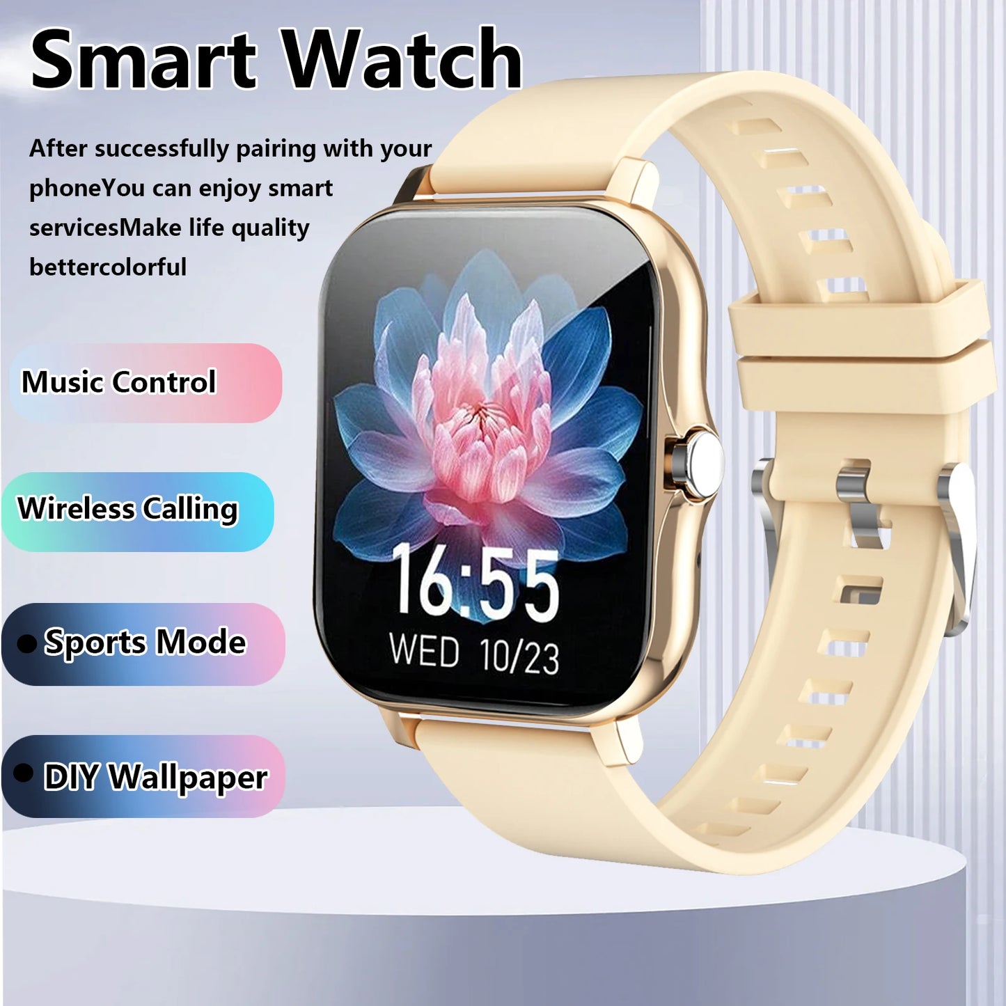 Odelettevcy Smartwatch, Wireless Calling/Dialing