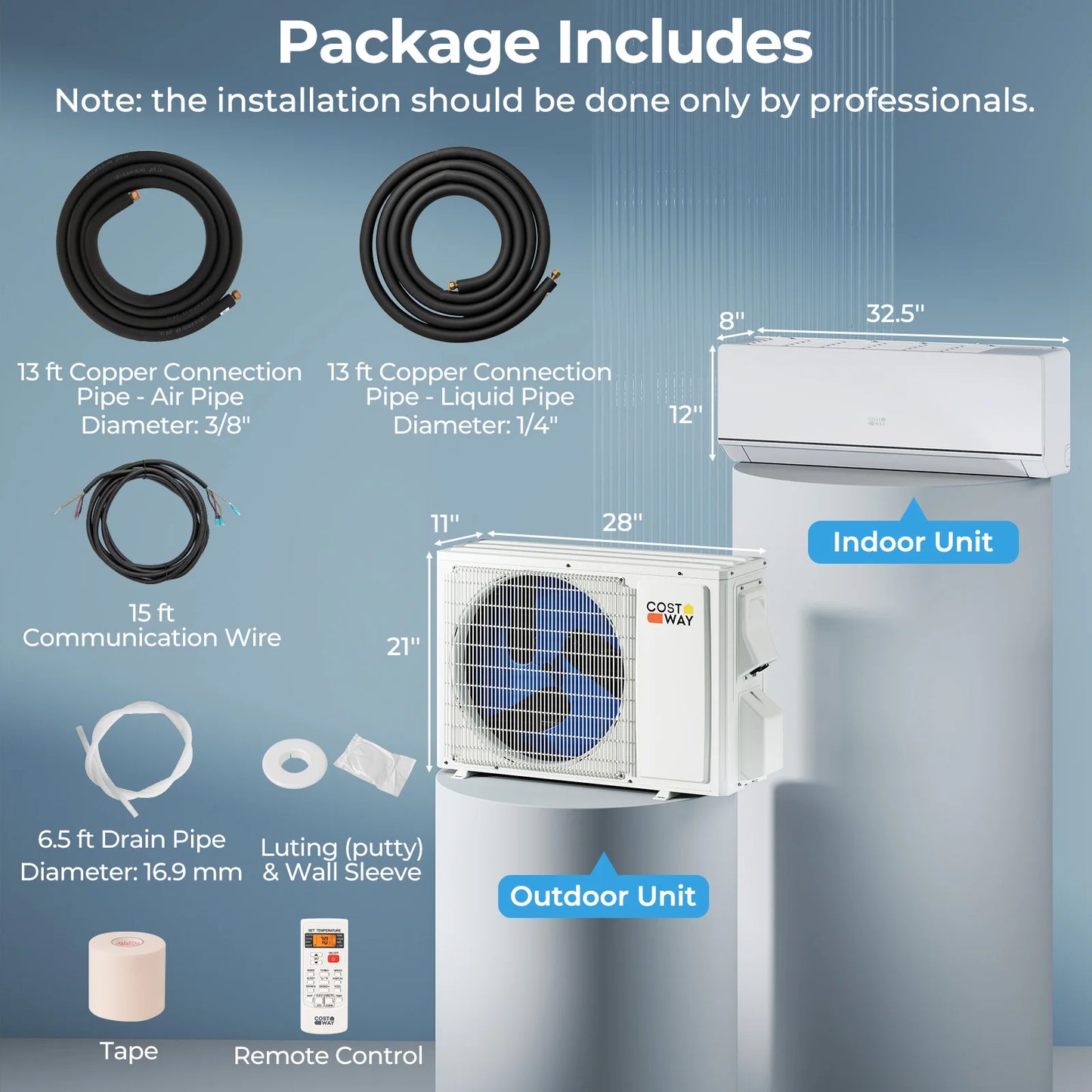 HOMASIS 18000 BTU Mini Split Air Conditioner