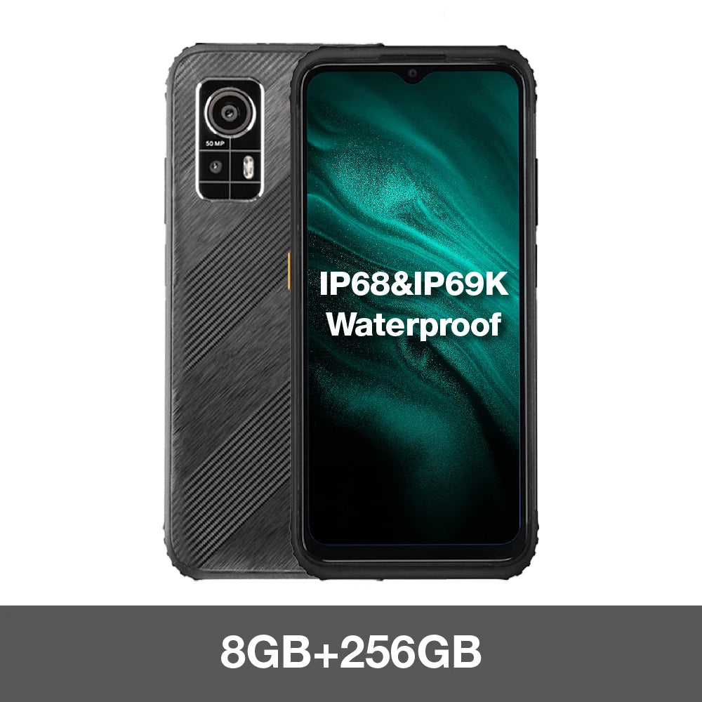 AGM H6 Rugged Smartphone 50MP Camera, 8GB+256GB, 90Hz 6.56' FHD