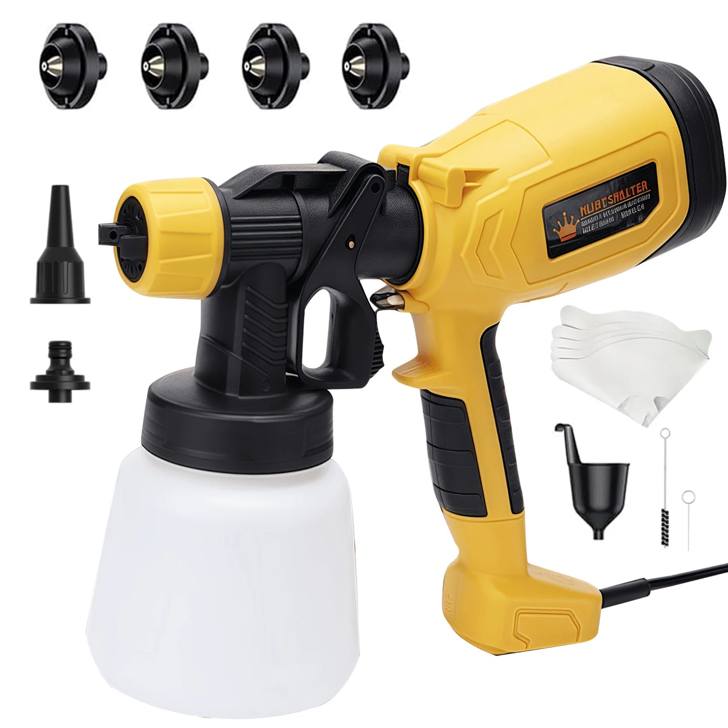 1000ML Electric Spray Gun Cordless Paint Sprayer