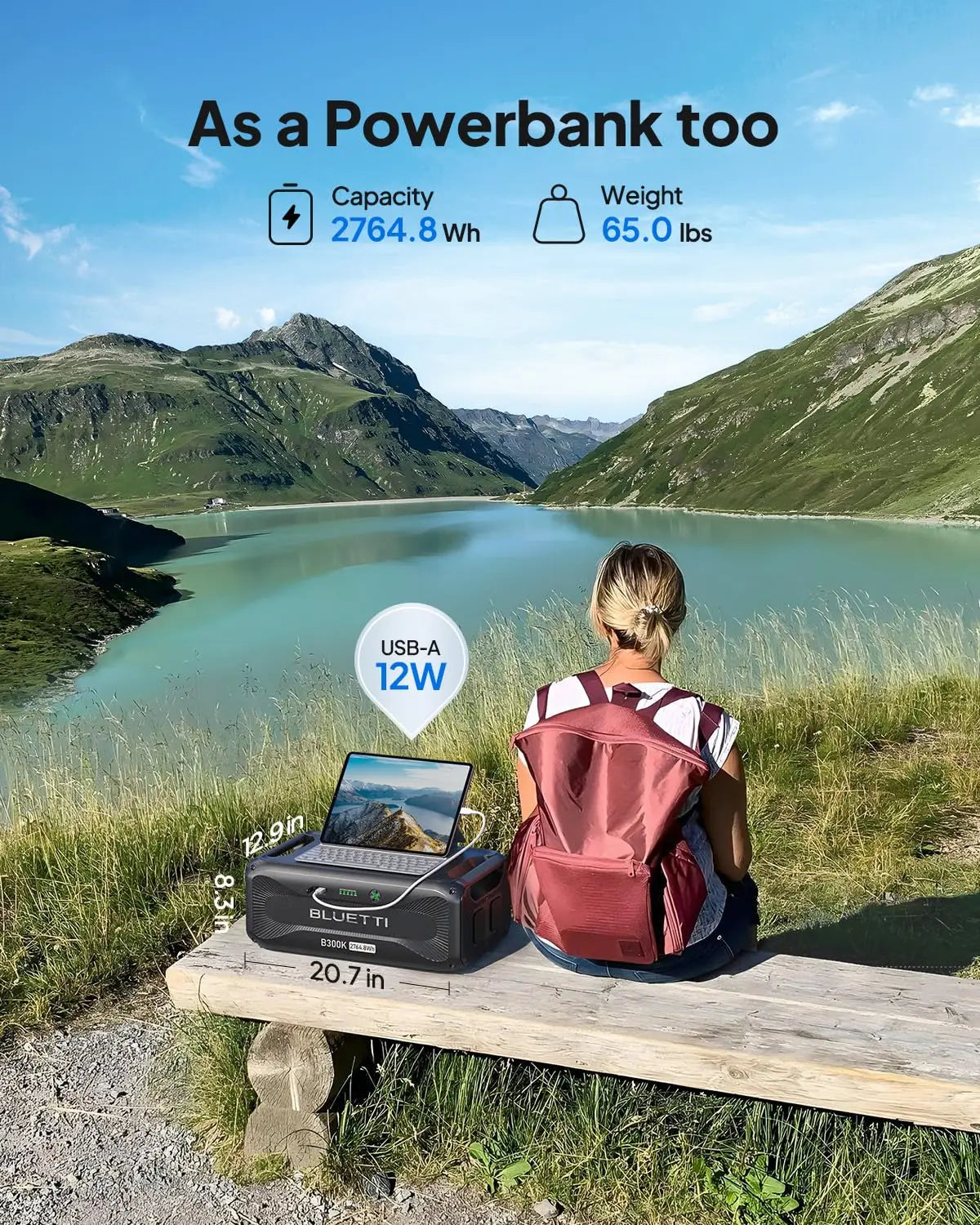 BLUETTI Expansion Battery B300K 2764Wh LiFePO4 Battery Pack